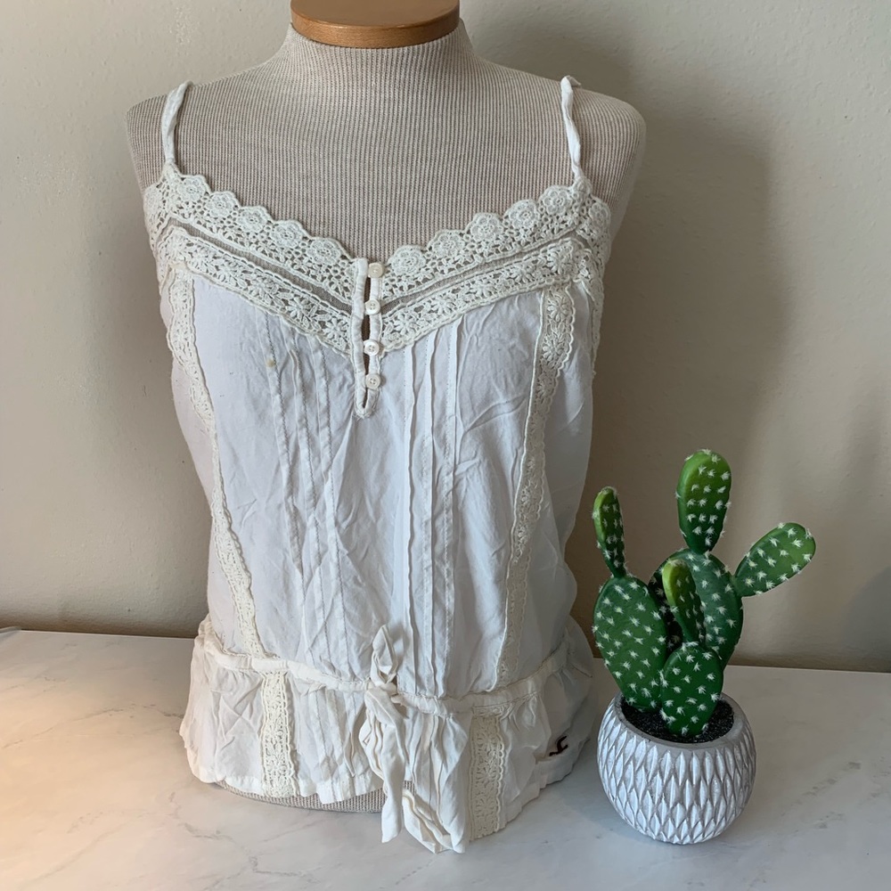 Hollister Lace Sheer Camisole Blouse